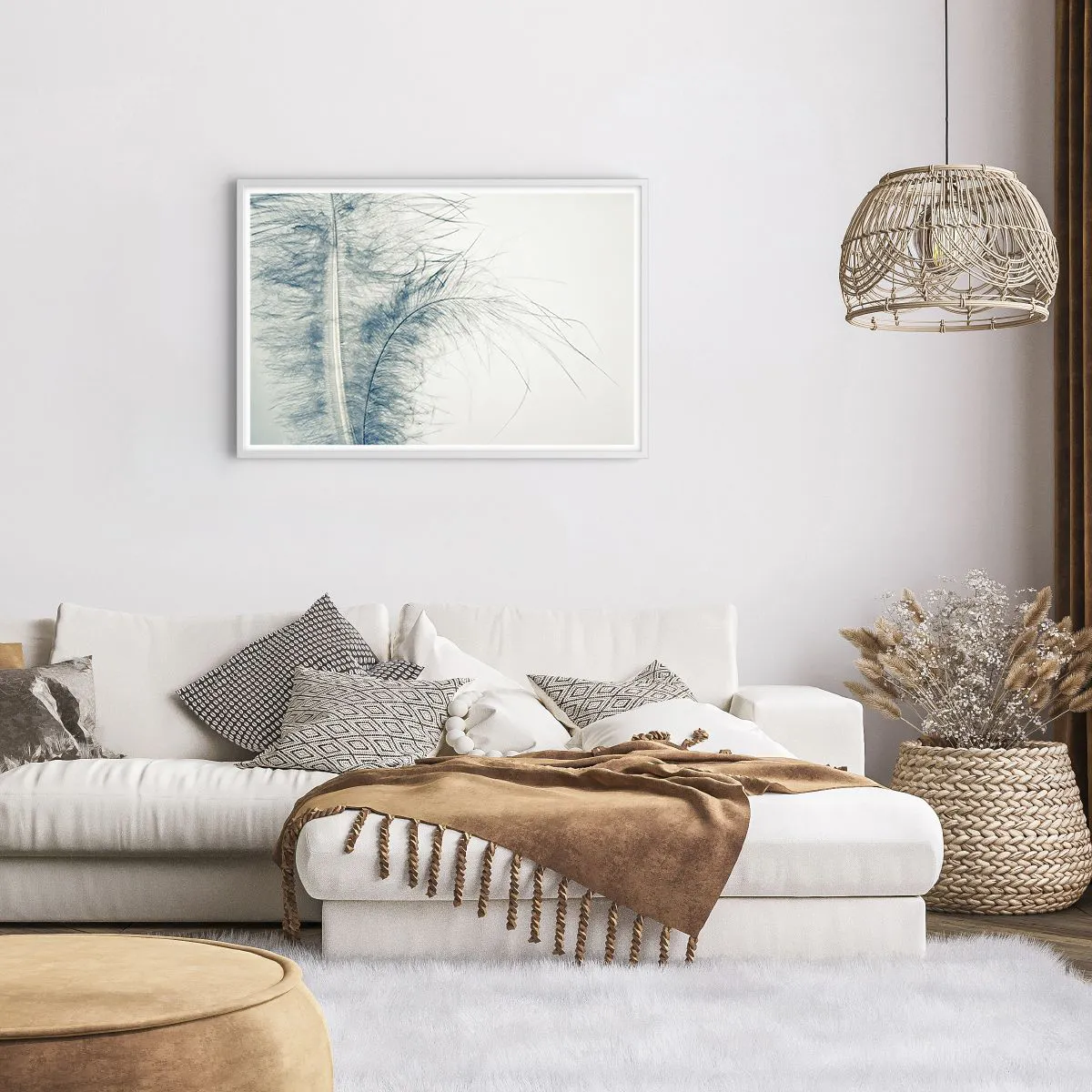 Poster in white frmae - Whisper of Nature - 91x61 cm