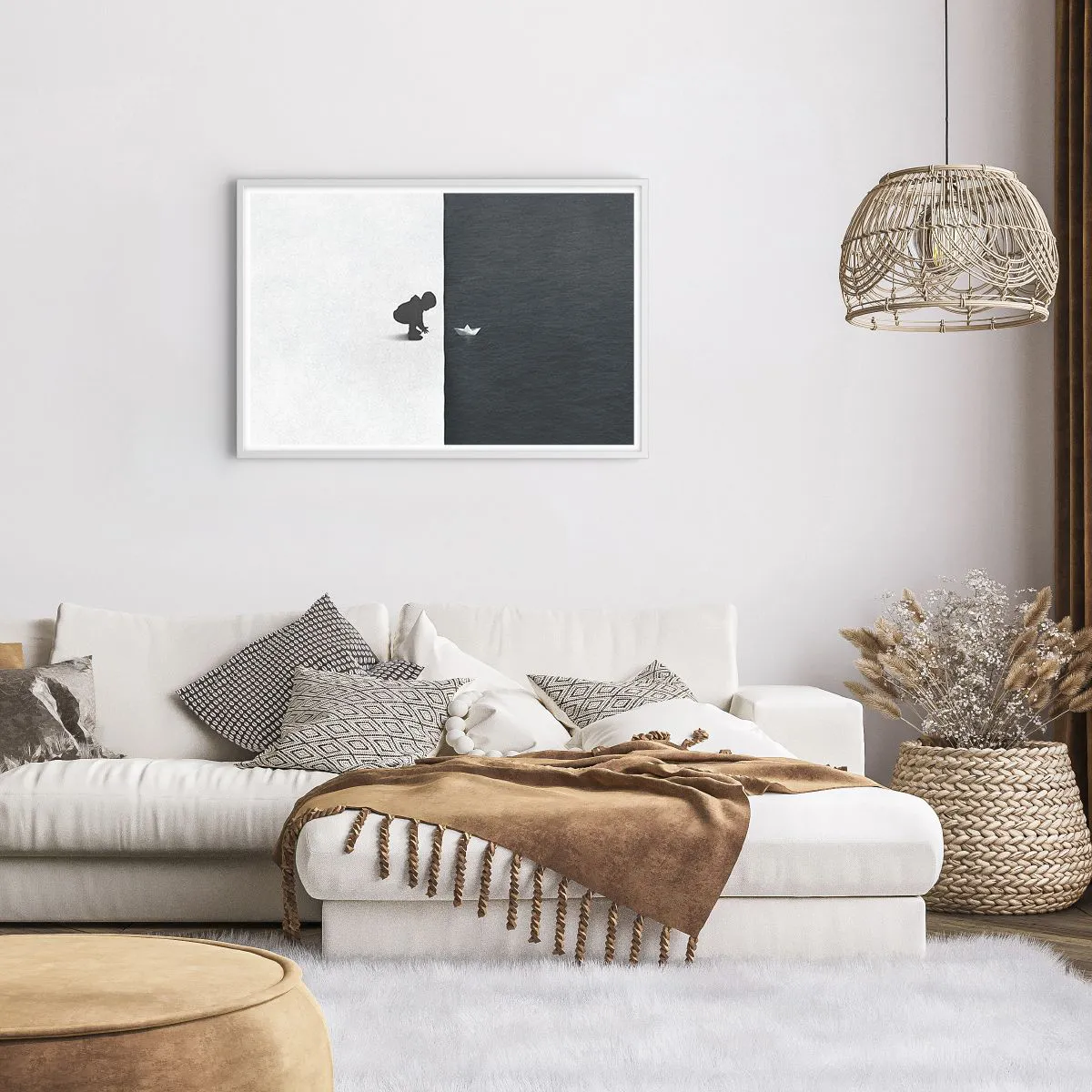 Poster in einem weißen Rahmen - Tolle Expedition - 91x61 cm