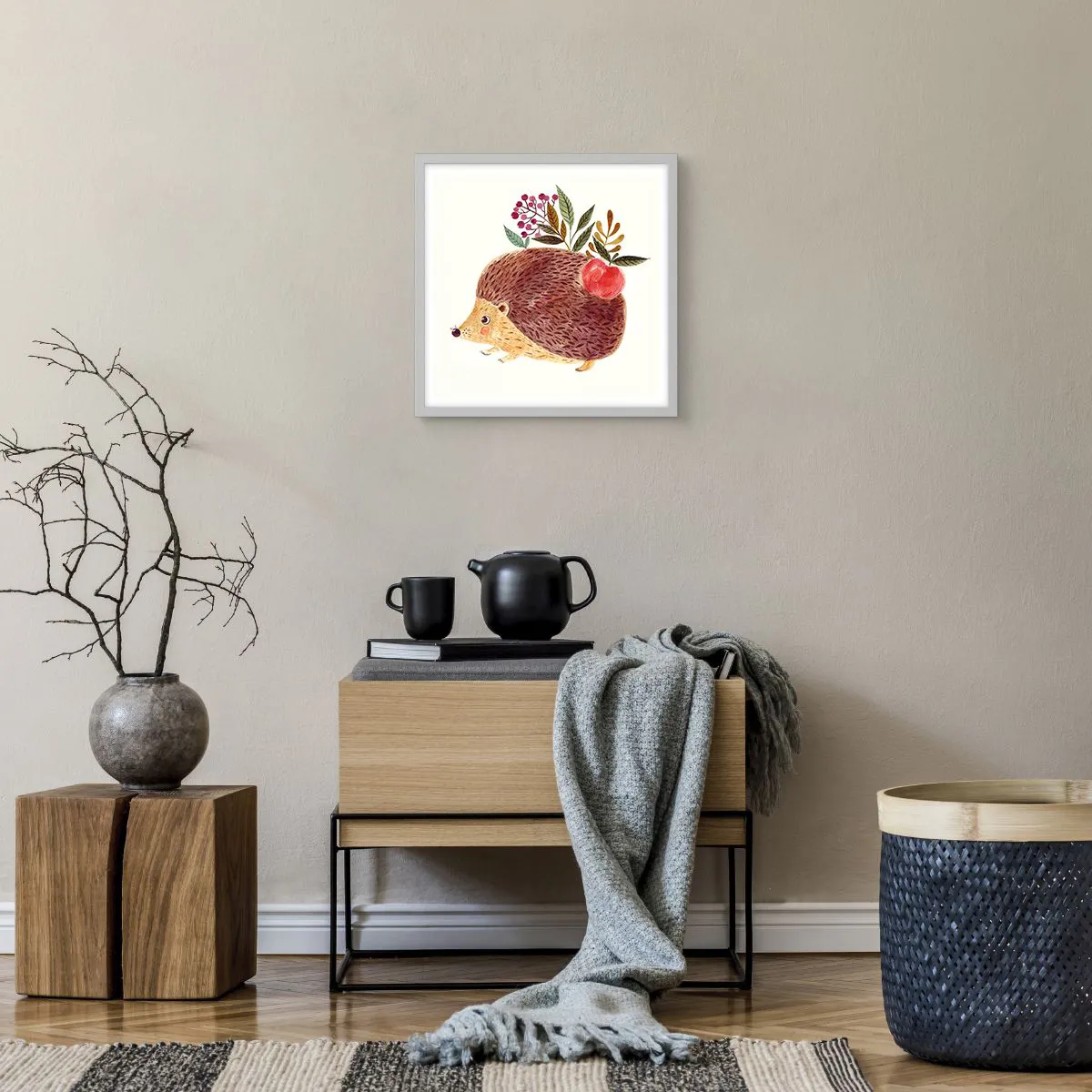 Poster in einem weißen Rahmen - Und dann magst du mich schon - 40x40 cm