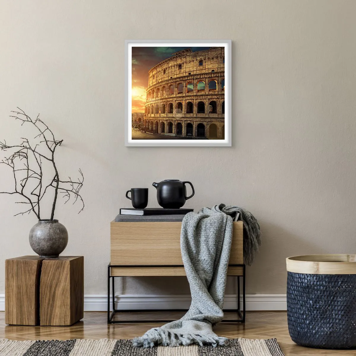 Poster in white frmae - Colossal Impression - 50x50 cm