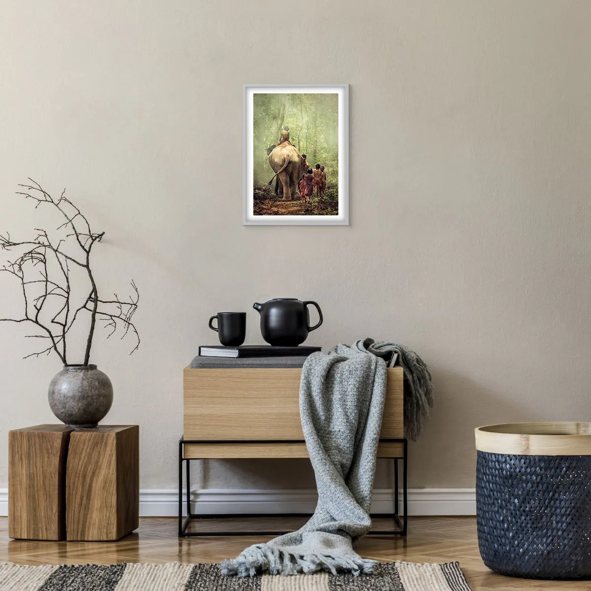 Poster in white frmae - New Jungle Book - 30x40 cm