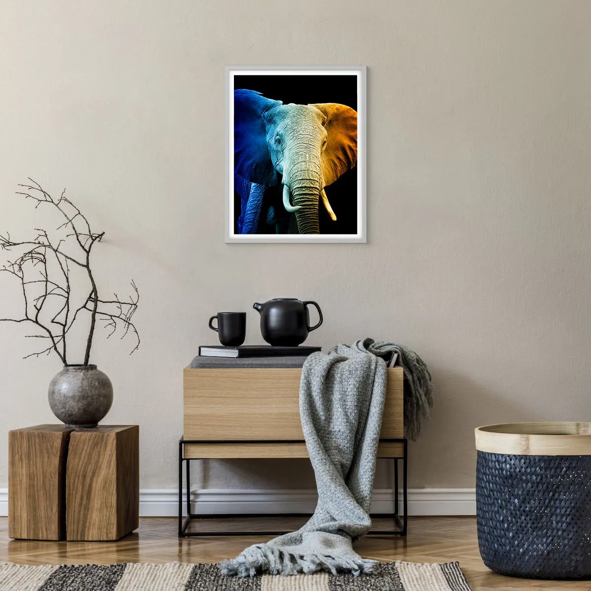 Poszter fekete keretben - Excentrikus, nem különc - 40x50 cm