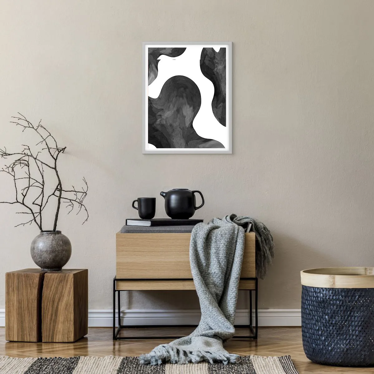 Poszter fekete keretben - A tejút - 40x50 cm