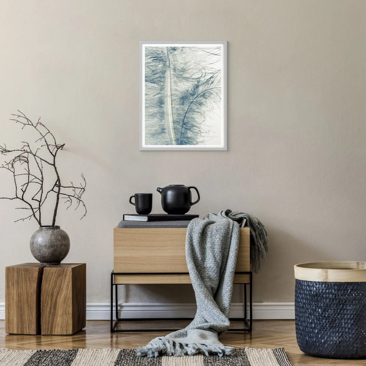 Poster in white frmae - Whisper of Nature - 40x50 cm