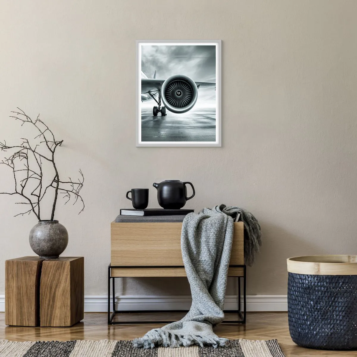 Plakat w białej ramie - Jest moc! - 40x50 cm