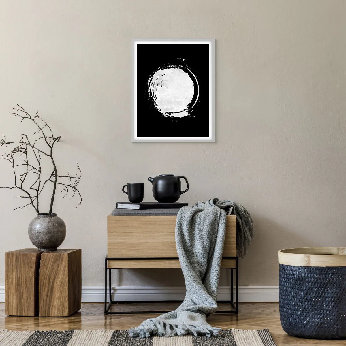 Affiche dans un cadre blanc - Poster - Belle sortie - 40x50 cm