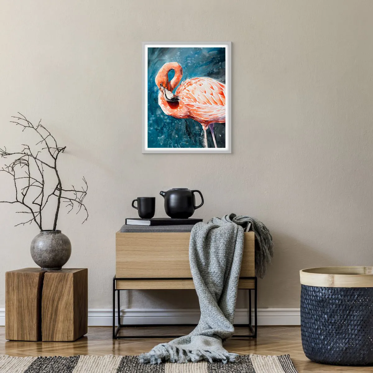 Affiche dans un cadre blanc - Poster - Décoratif par nature - 40x50 cm