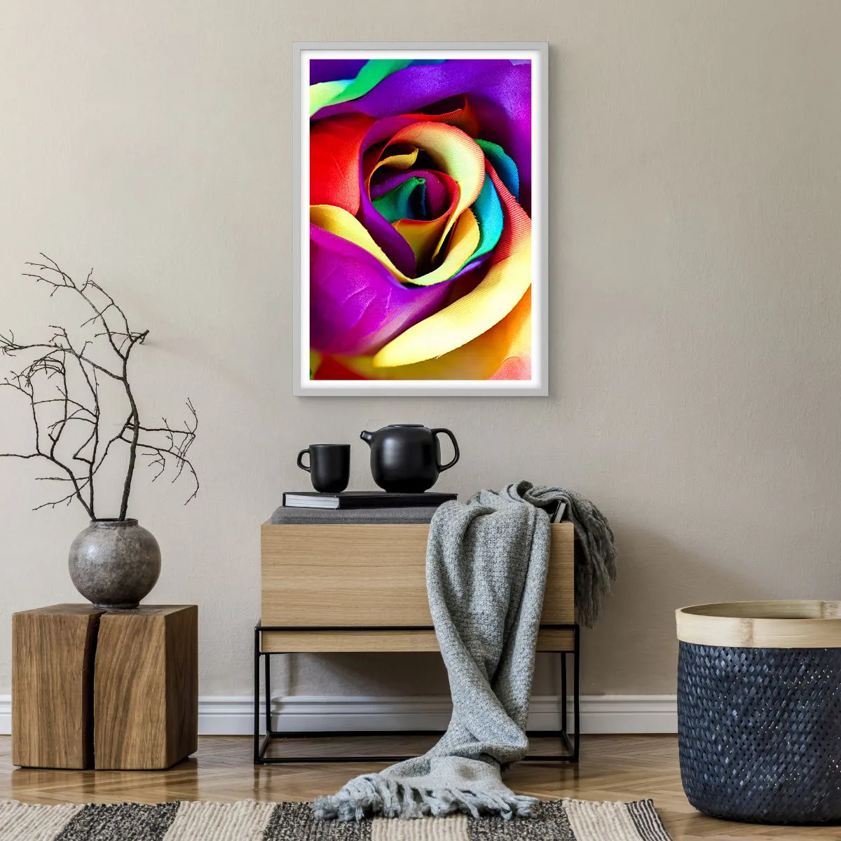 Poster in einem weißen Rahmen - Es ist unmöglich - 50x70 cm