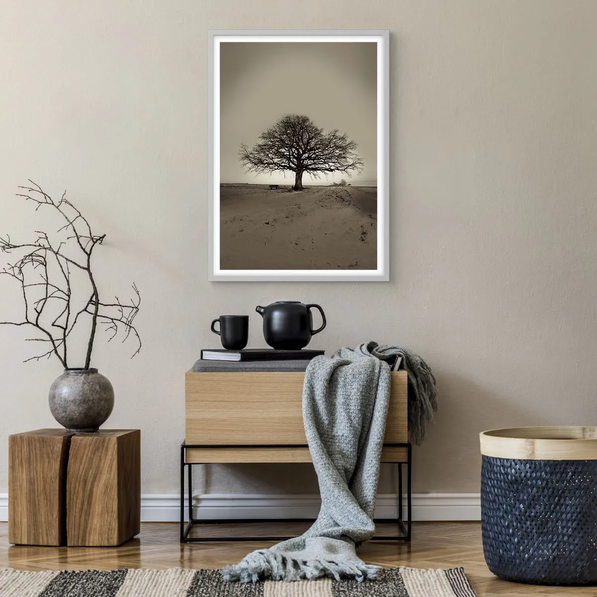 Affisch i vit ram - Härifrån till evighet - 50x70 cm