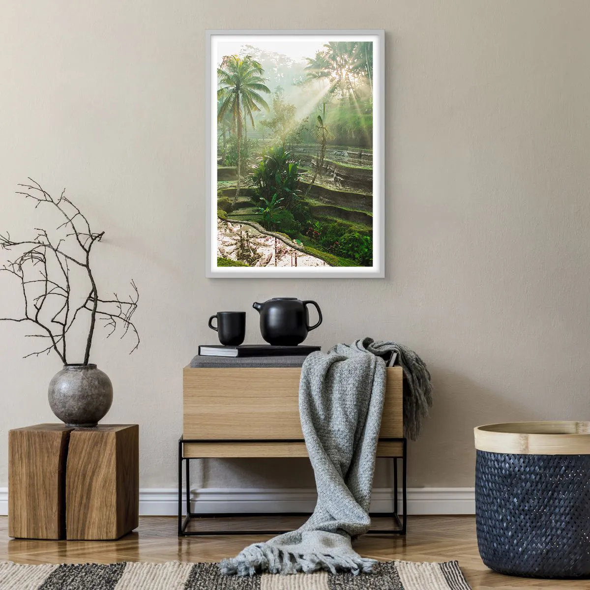 Poszter fekete keretben - Felnőni a napon - 50x70 cm