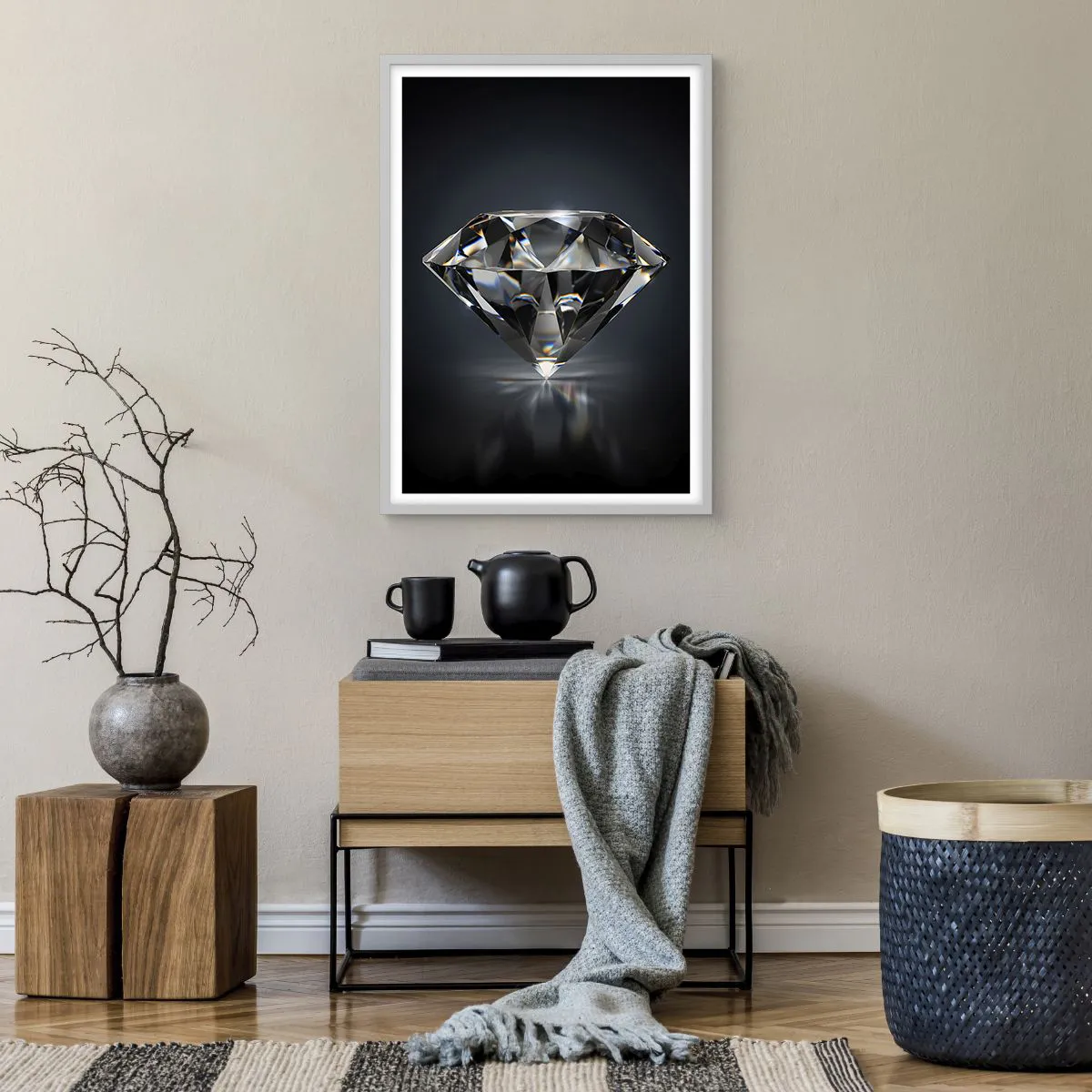 Plakát v bílém rámu - Best girls friend - 50x70 cm