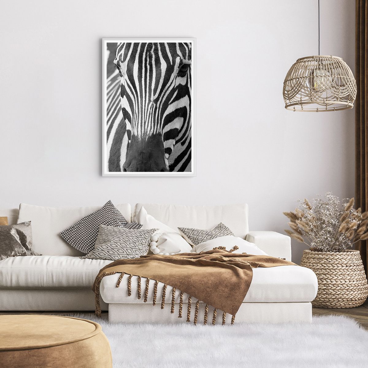 Affiche dans un cadre blanc Animaux, Affiche dans un cadre blanc Côtes, Affiche dans un cadre blanc Noir Et Blanc, Affiche dans un cadre blanc Afrique, Affiche dans un cadre blanc Safari