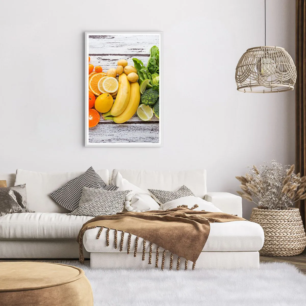 Affiche dans un cadre blanc - Poster - Ce n'est pas suffisant? - 61x91 cm