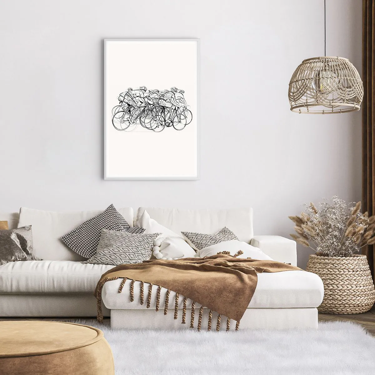 Plakat w białej ramie - Wespół w zespół - 61x91 cm