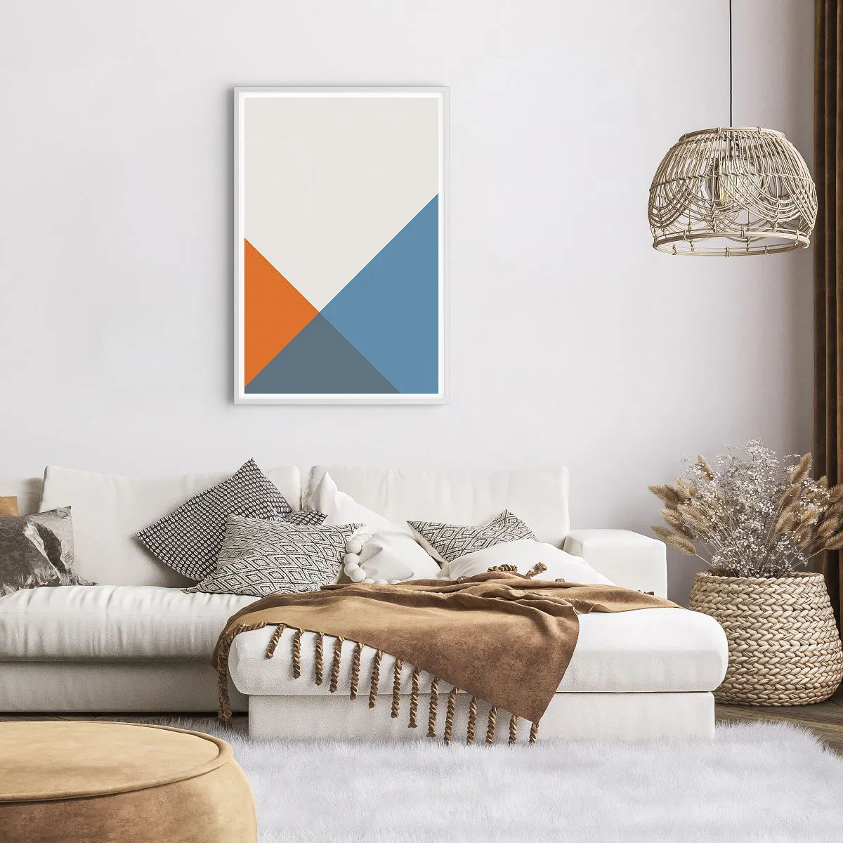 Poster in einem weißen Rahmen - In einem Winkel… - 61x91 cm