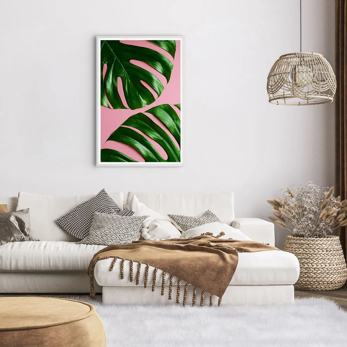 Affiche dans un cadre blanc - Poster - Rendez-vous vert - 61x91 cm