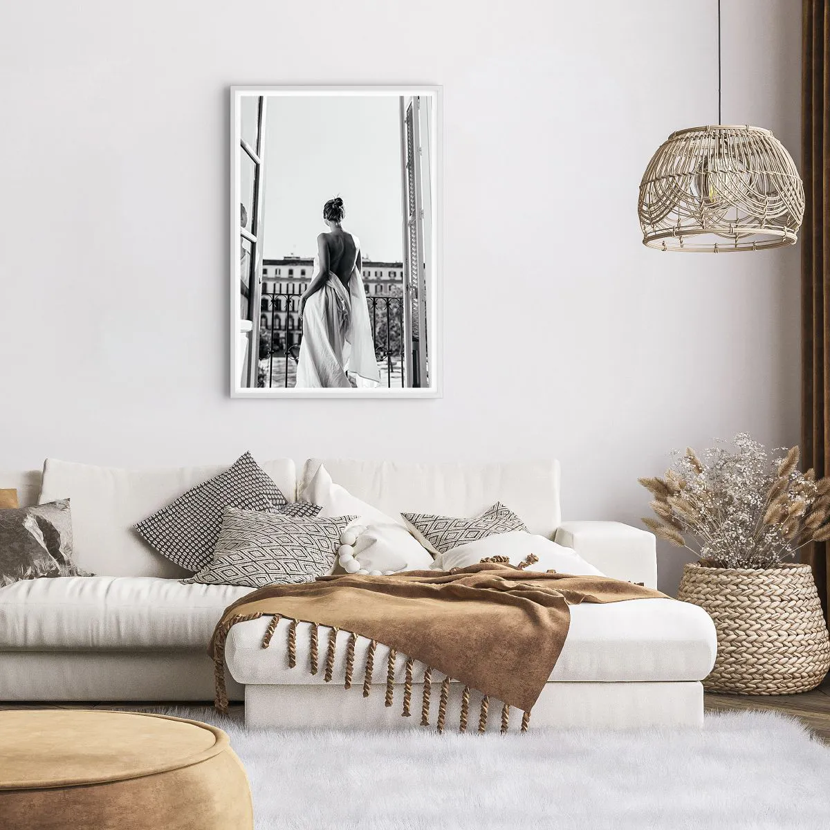 Poster in einem weißen Rahmen - Erweckung der Sinne - 61x91 cm