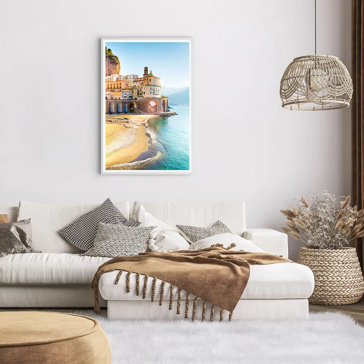 Poster în ramă albă - Un oraș incredibil - 61x91 cm