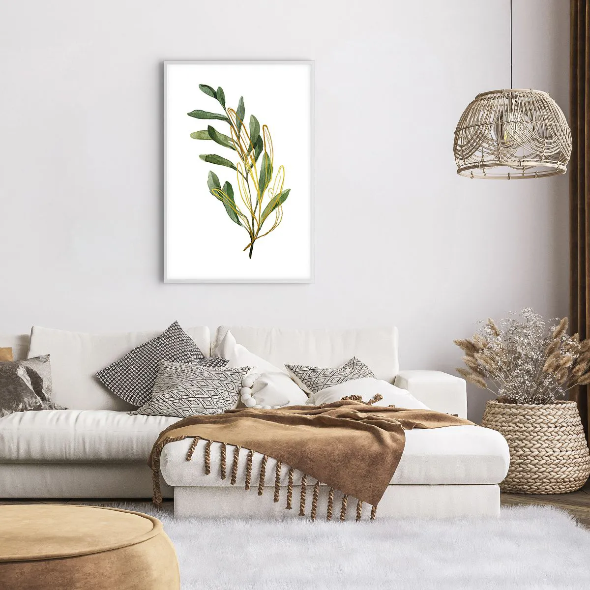 Poster in white frmae - All that Is Good - 61x91 cm