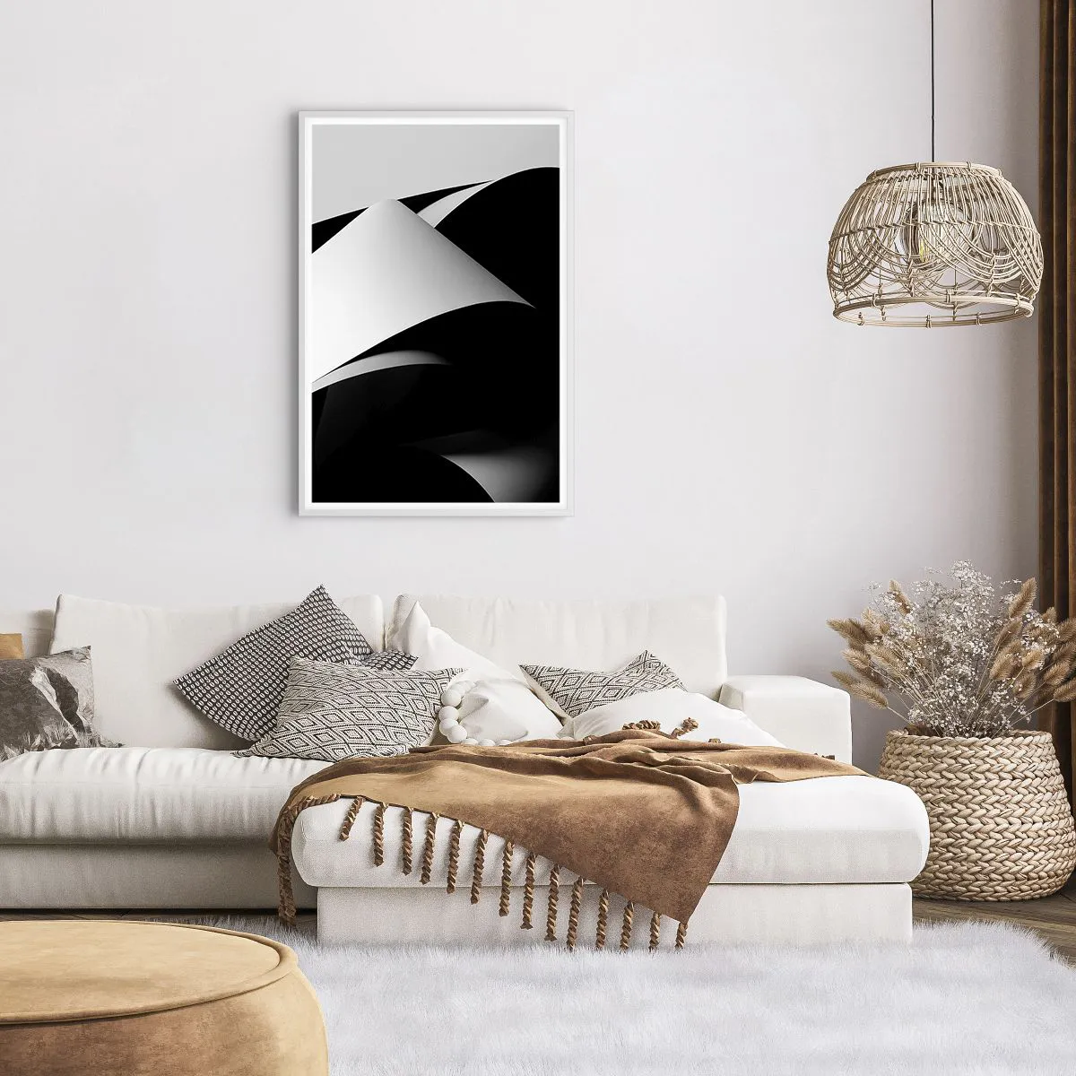 Poszter fekete keretben - Fénysíkok az árnyék mélyéről - 61x91 cm