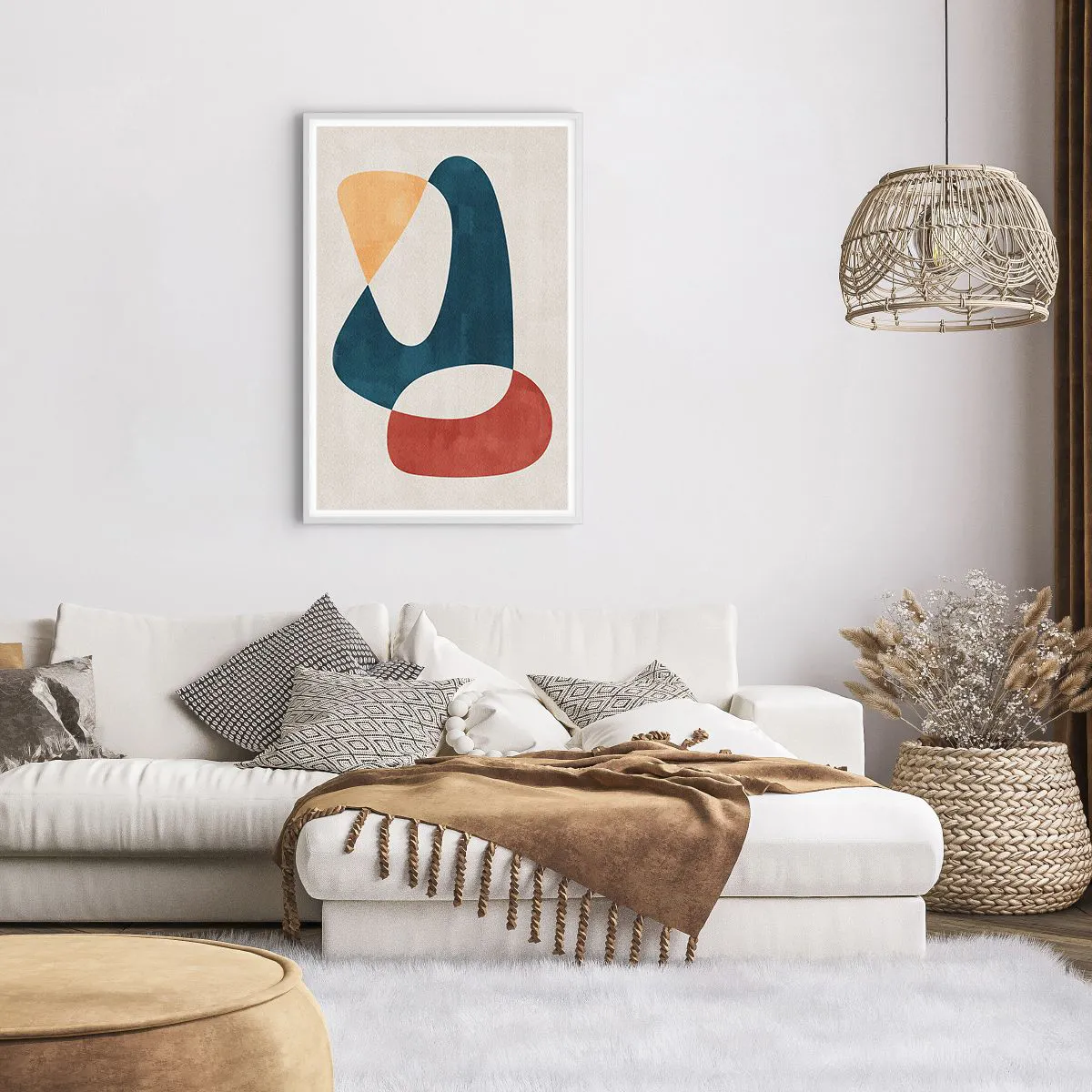 Poster in einem weißen Rahmen - Einflüsse und Metamorphosen - 61x91 cm