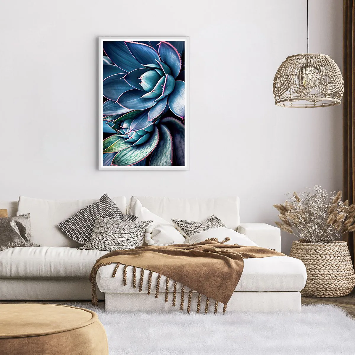 Plagát v bielom ráme - Vitálna sila - 61x91 cm