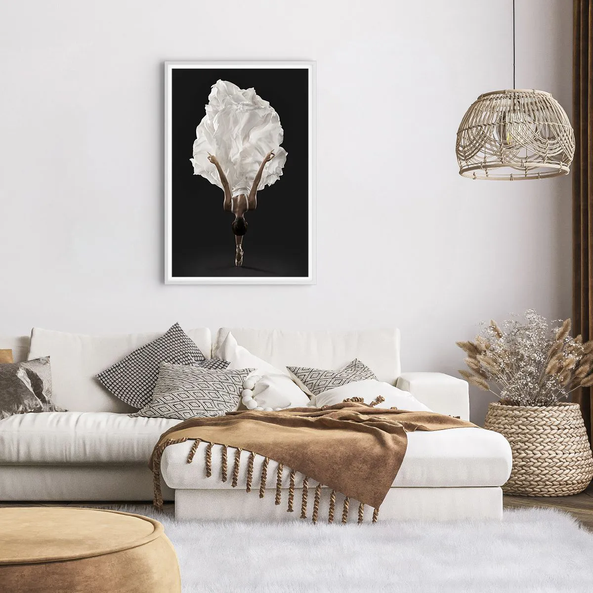 Plakát v bílém rámu - Jedinečná - 61x91 cm