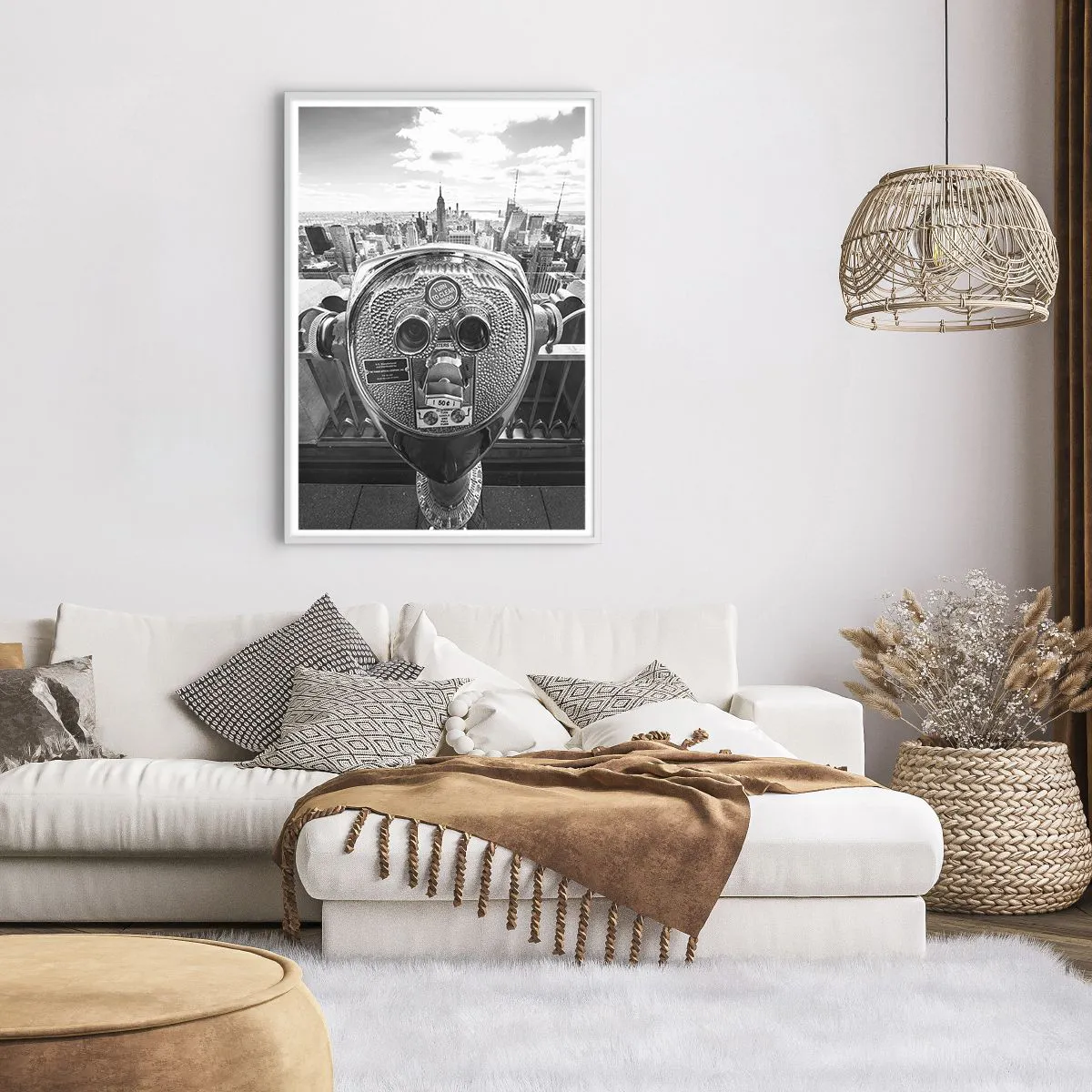 Poszter fekete keretben - A városok városa - 70x100 cm