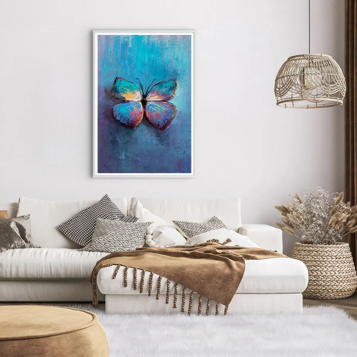 Poster in cornice bianca - In tutta la bellezza - 70x100 cm