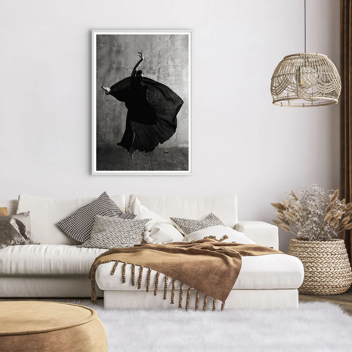 Poster in white frmae - Full of Passion - 70x100 cm