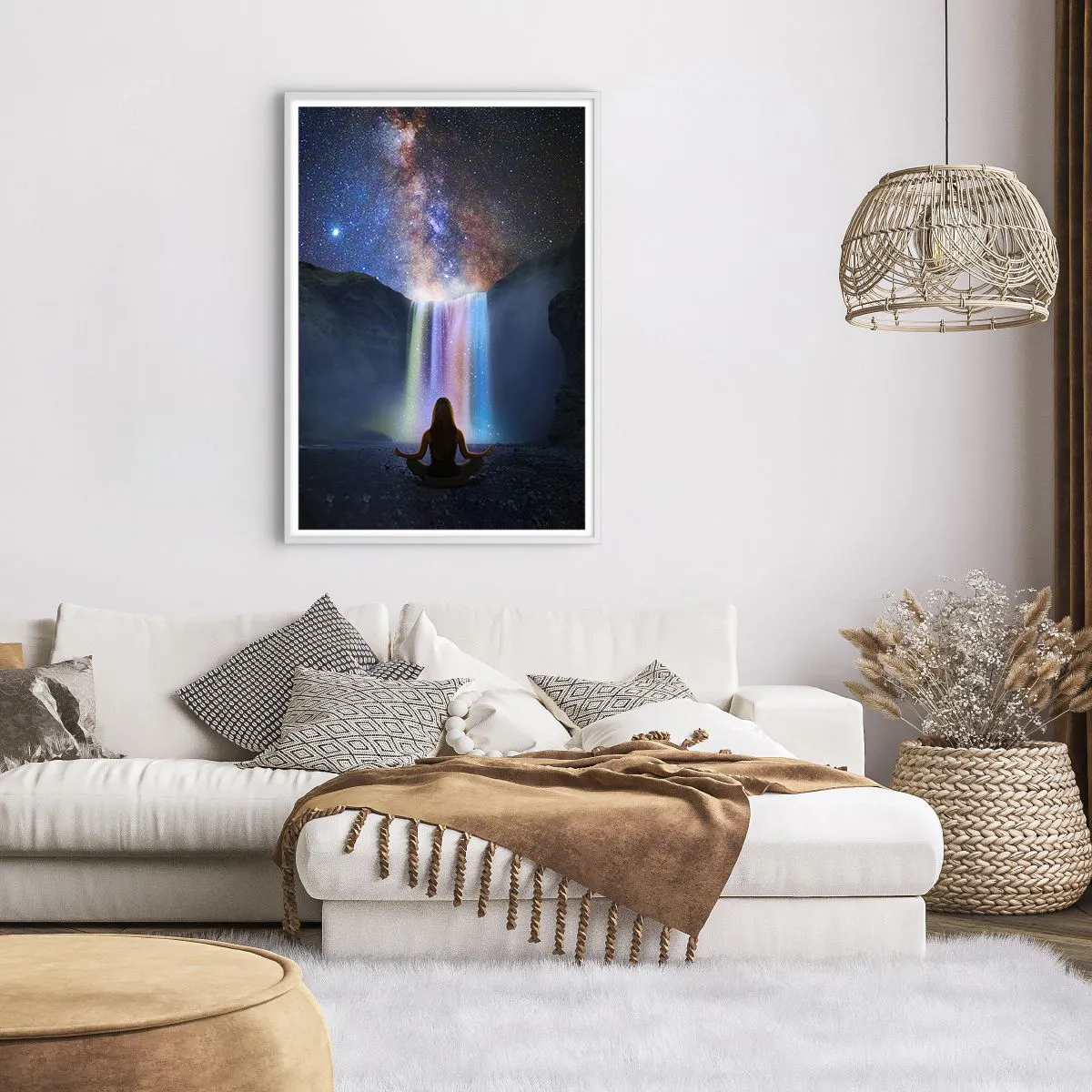 Affisch i vit ram - Absolut harmoni - 70x100 cm