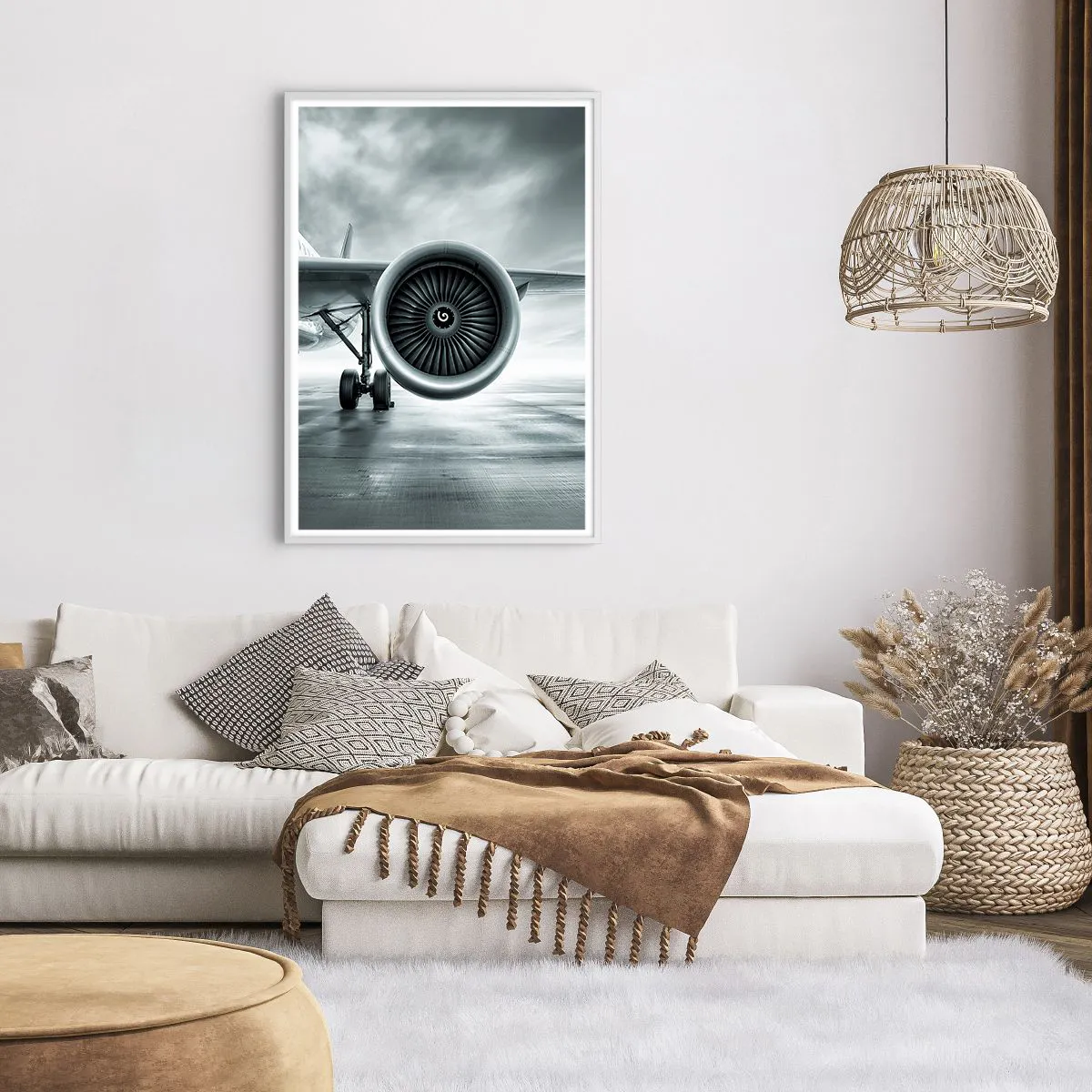 Plakat w białej ramie - Jest moc! - 70x100 cm