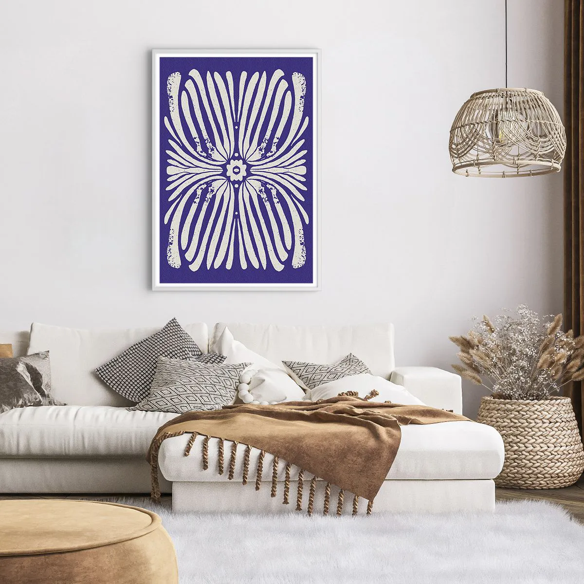 Poster in einem weißen Rahmen - Ethnische Inspirationen - 70x100 cm