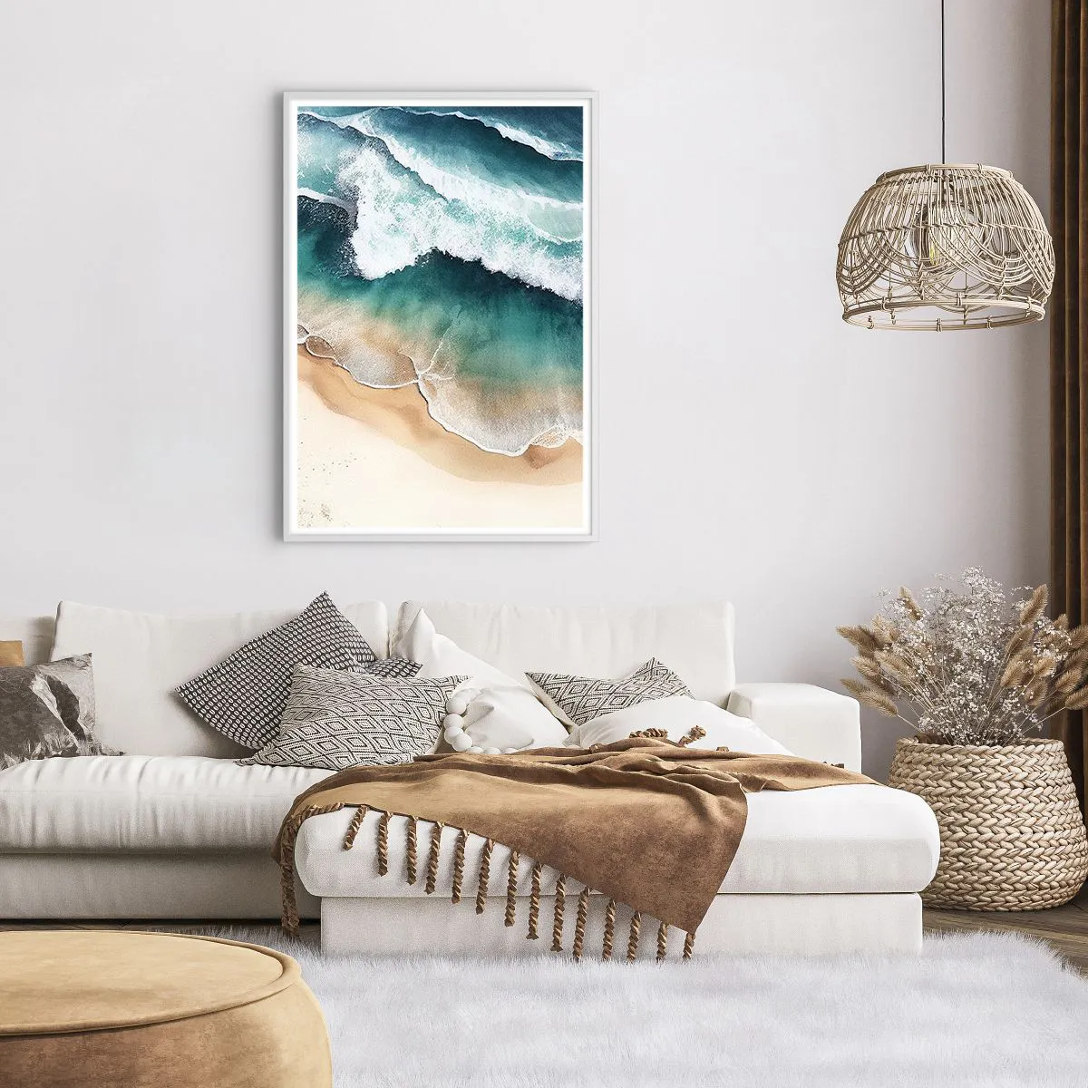 Affisch i vit ram - Ett evigt möte - 70x100 cm