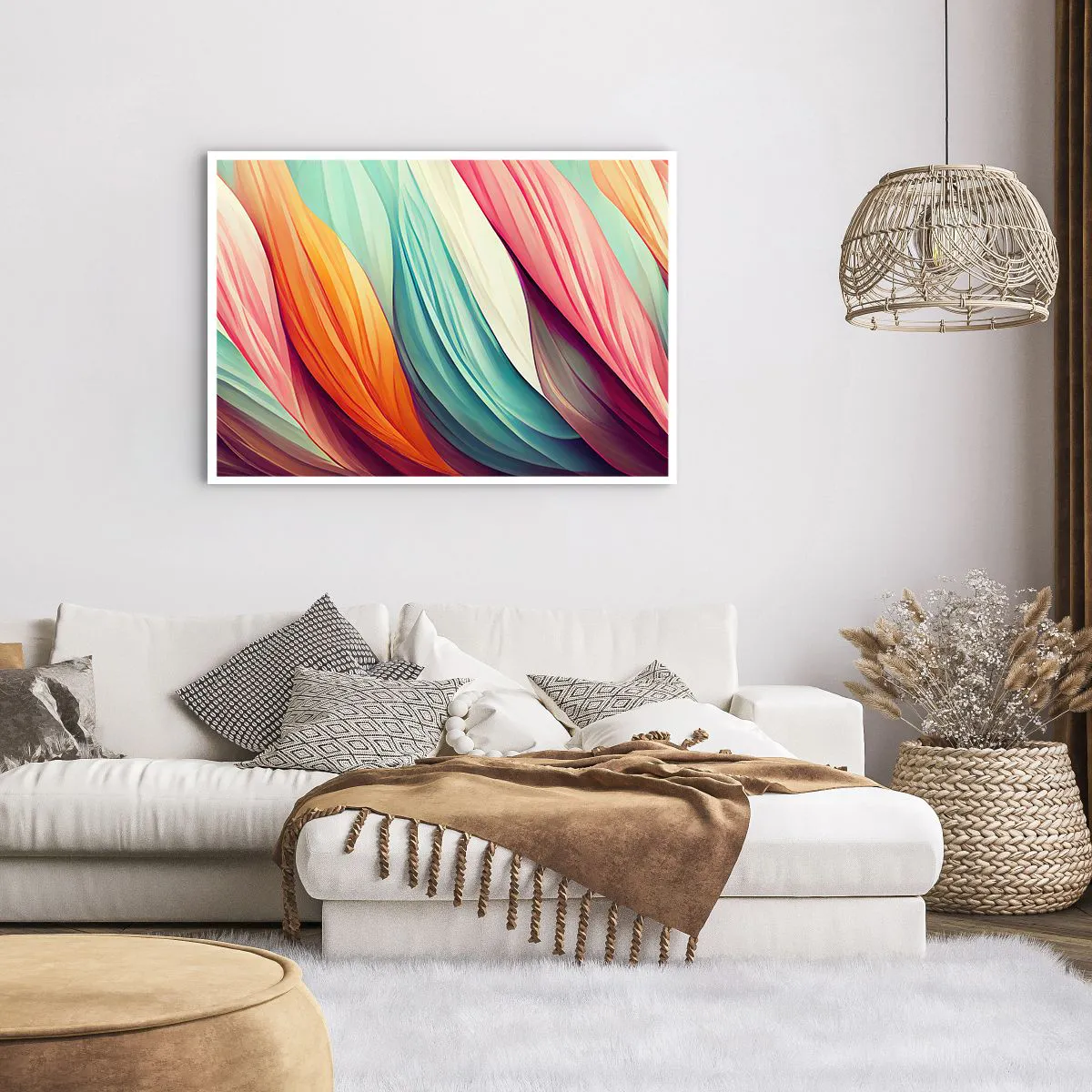 Poster - Rainbow Knot - 100x70 cm