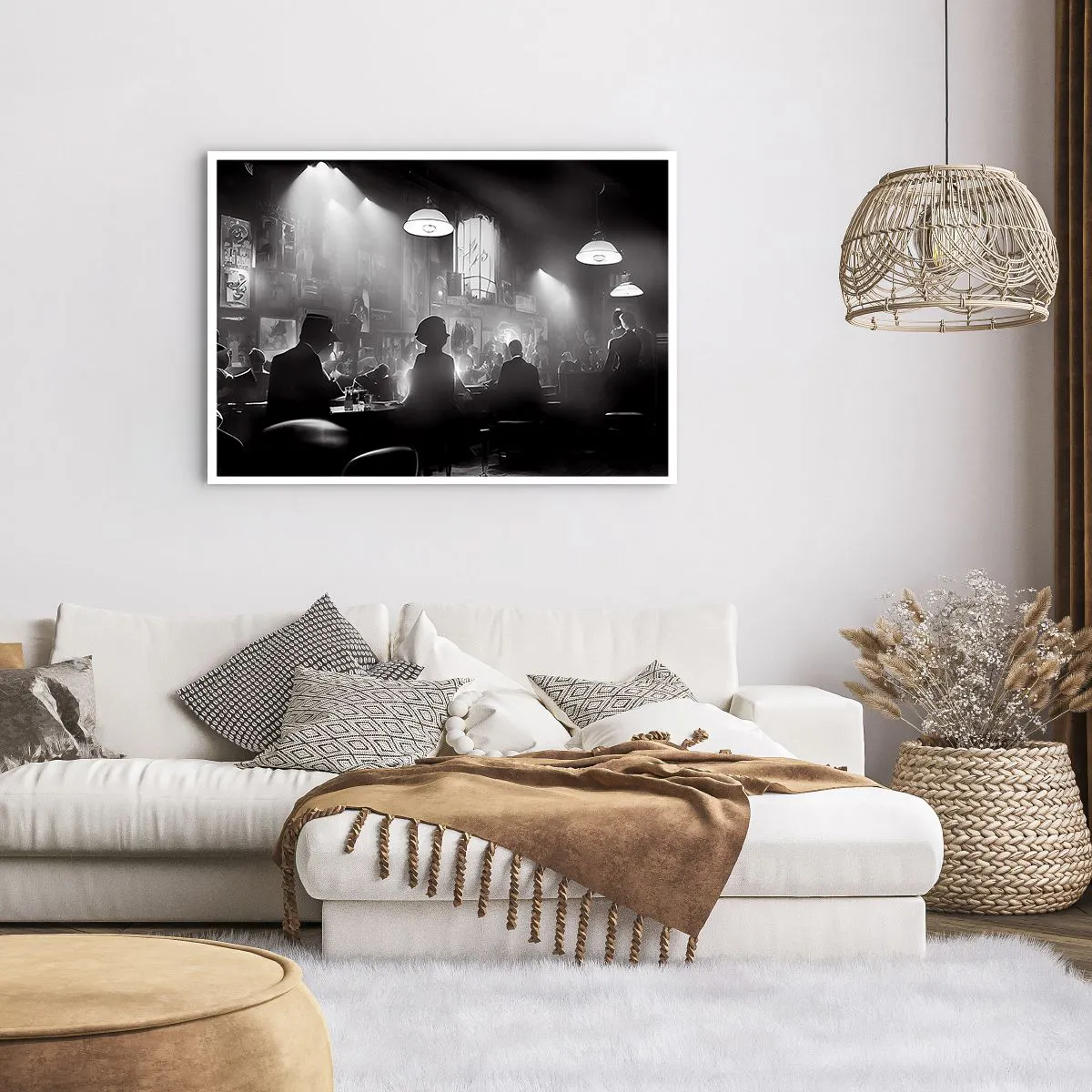 Plakat - I en jazzet stemning - 100x70 cm