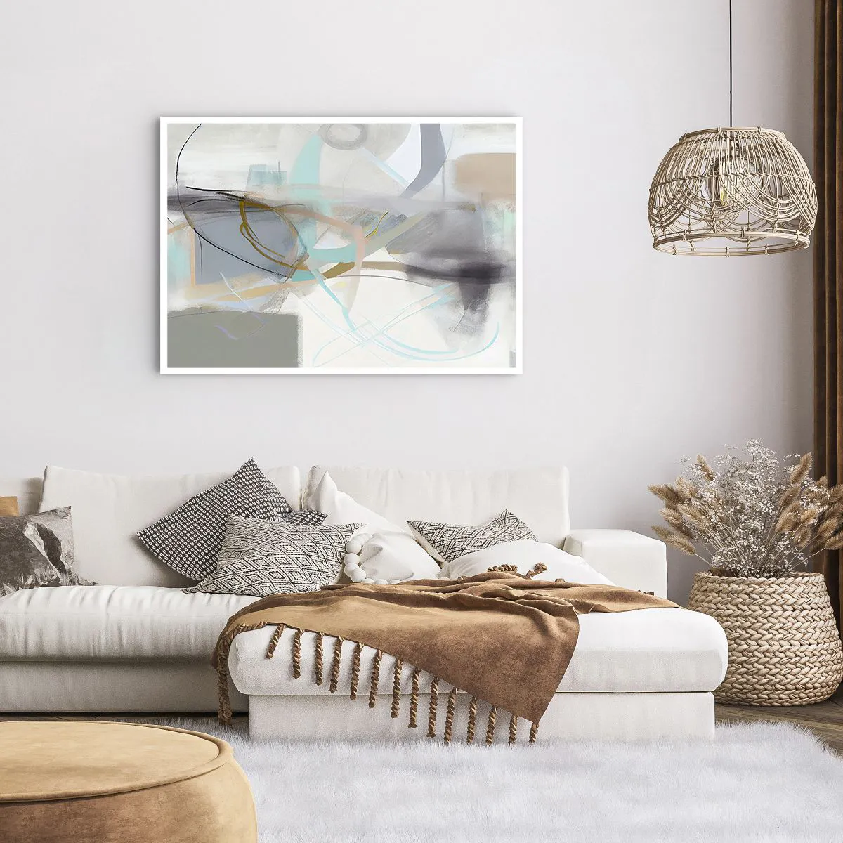 Pôster - Abstração enevoada - 100x70 cm