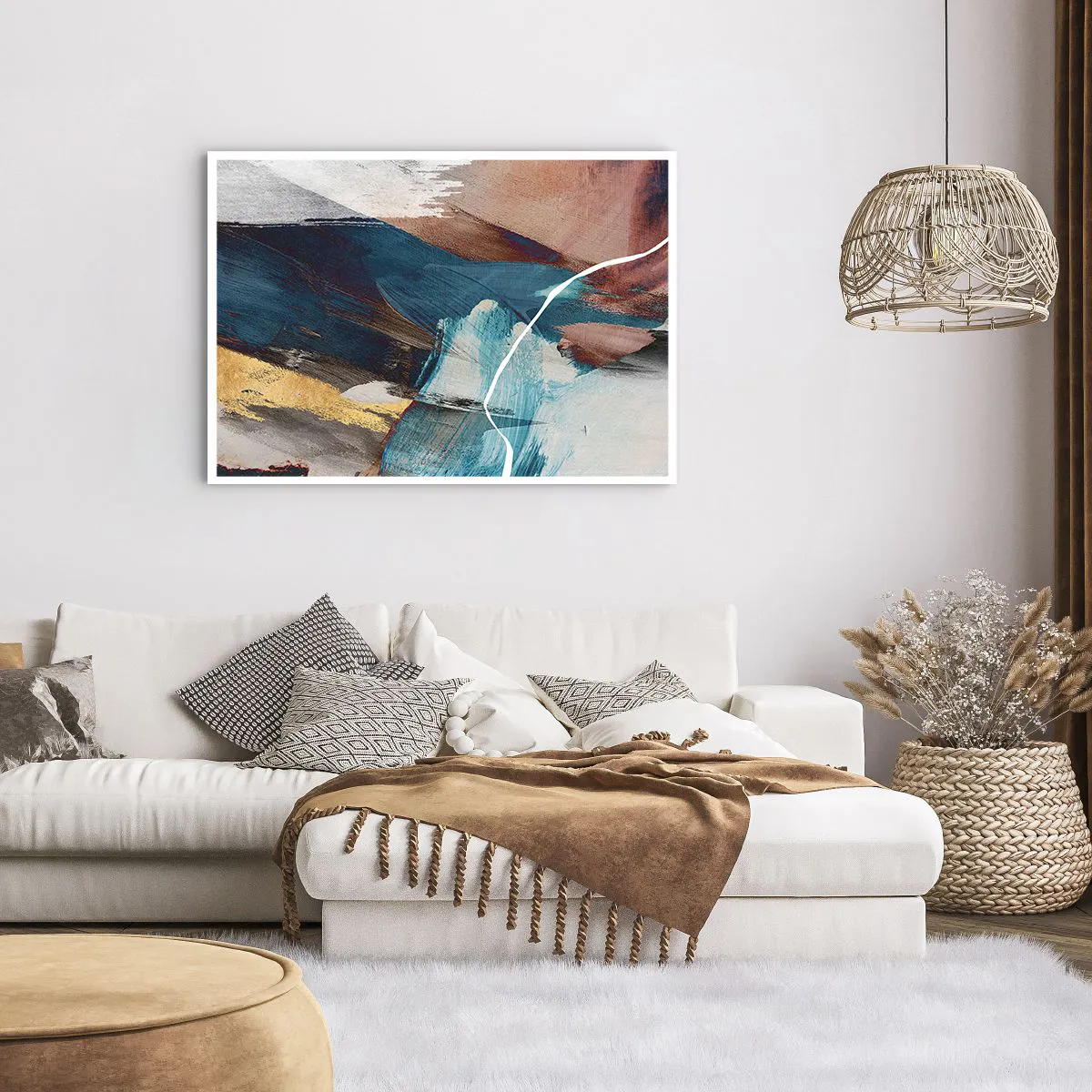 Affisch - Med styrka och energi - 100x70 cm