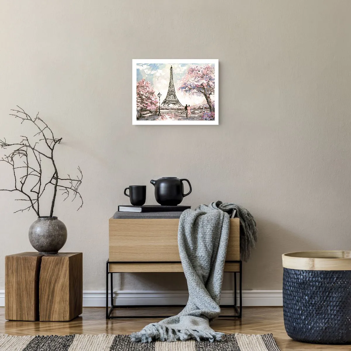 Poster - Plimbare în aprilie la Paris - 40x30 cm