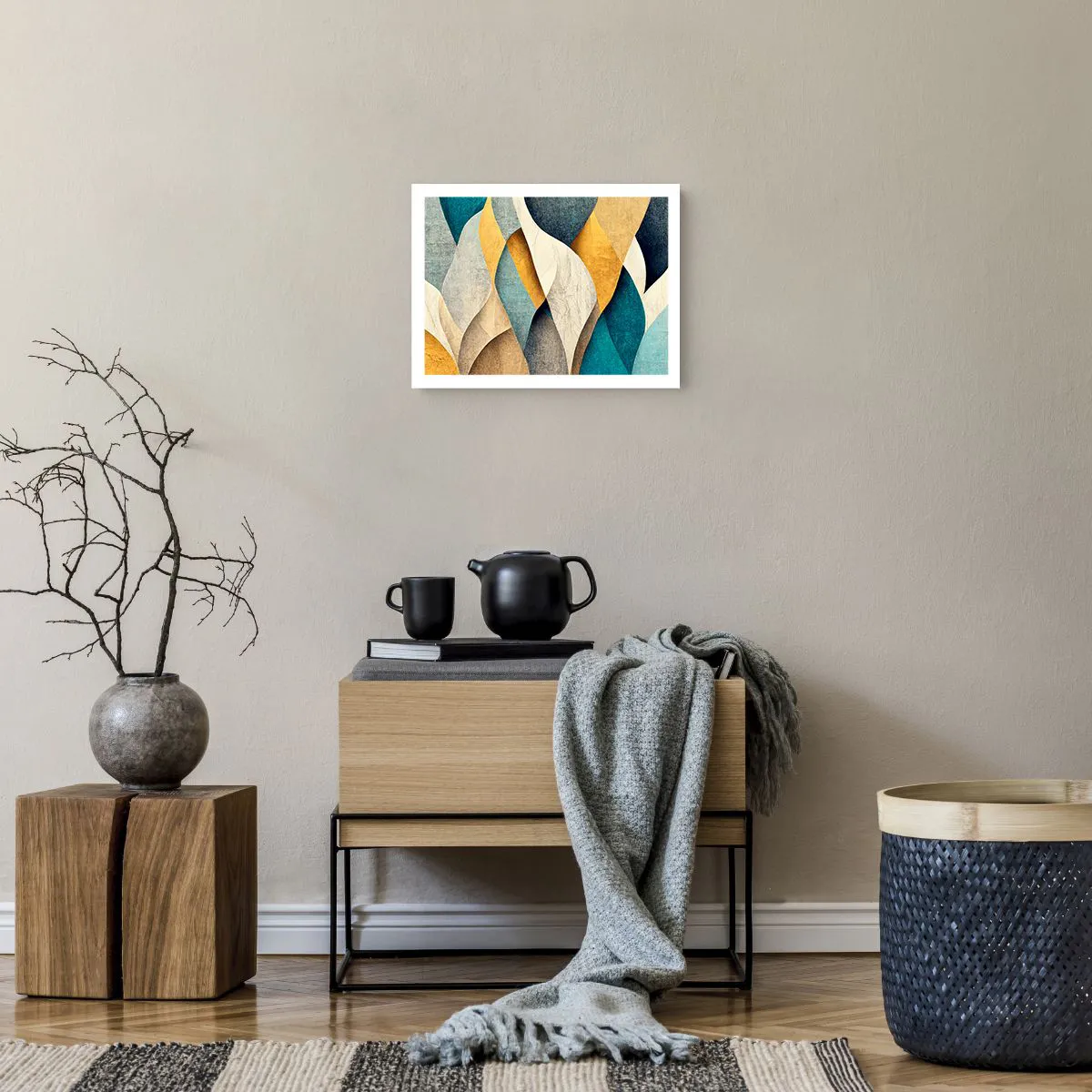 Affiche - Poster - Rythme et vague - 40x30 cm