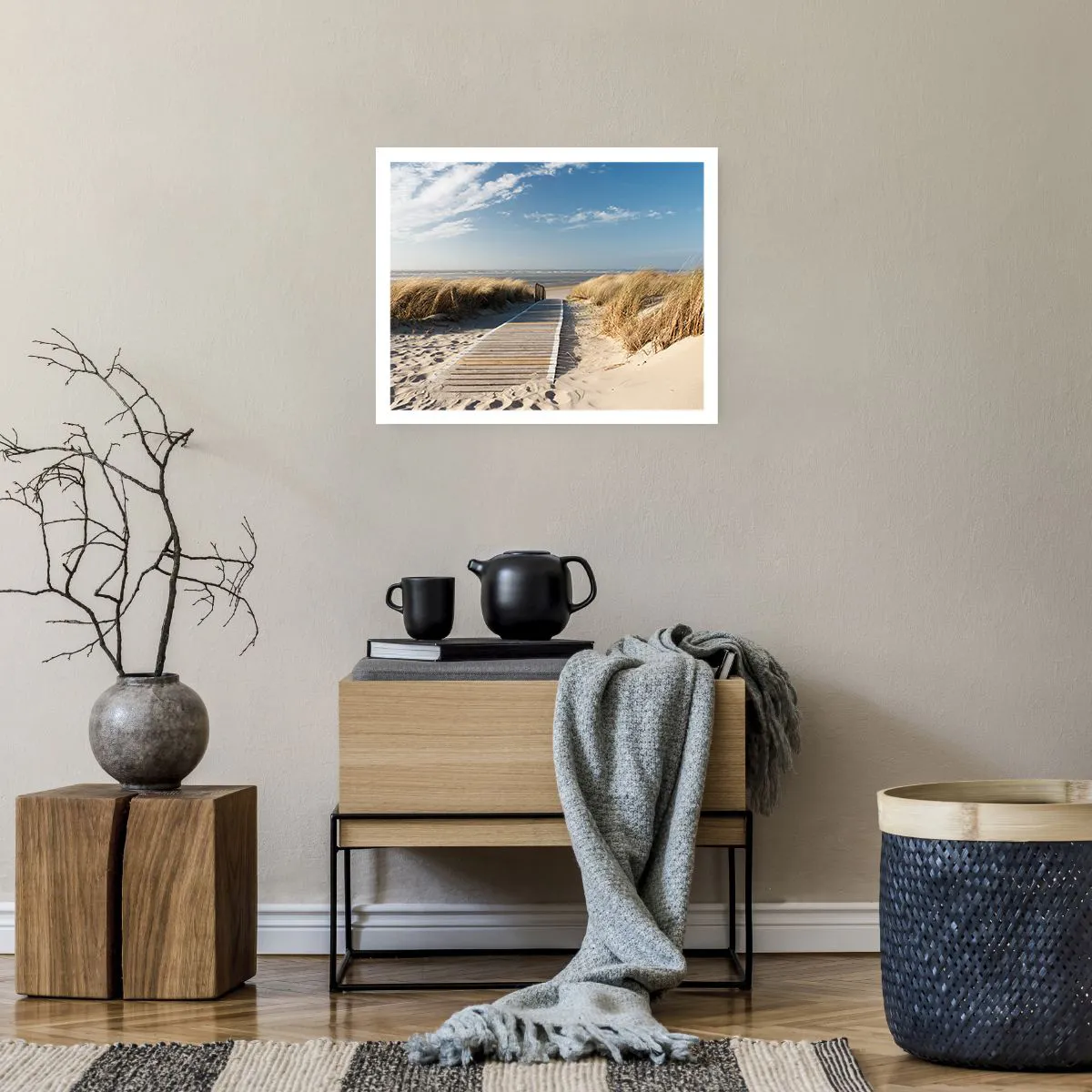 Poster - Behind a Dune, in the Hum of Trees - 50x40 cm