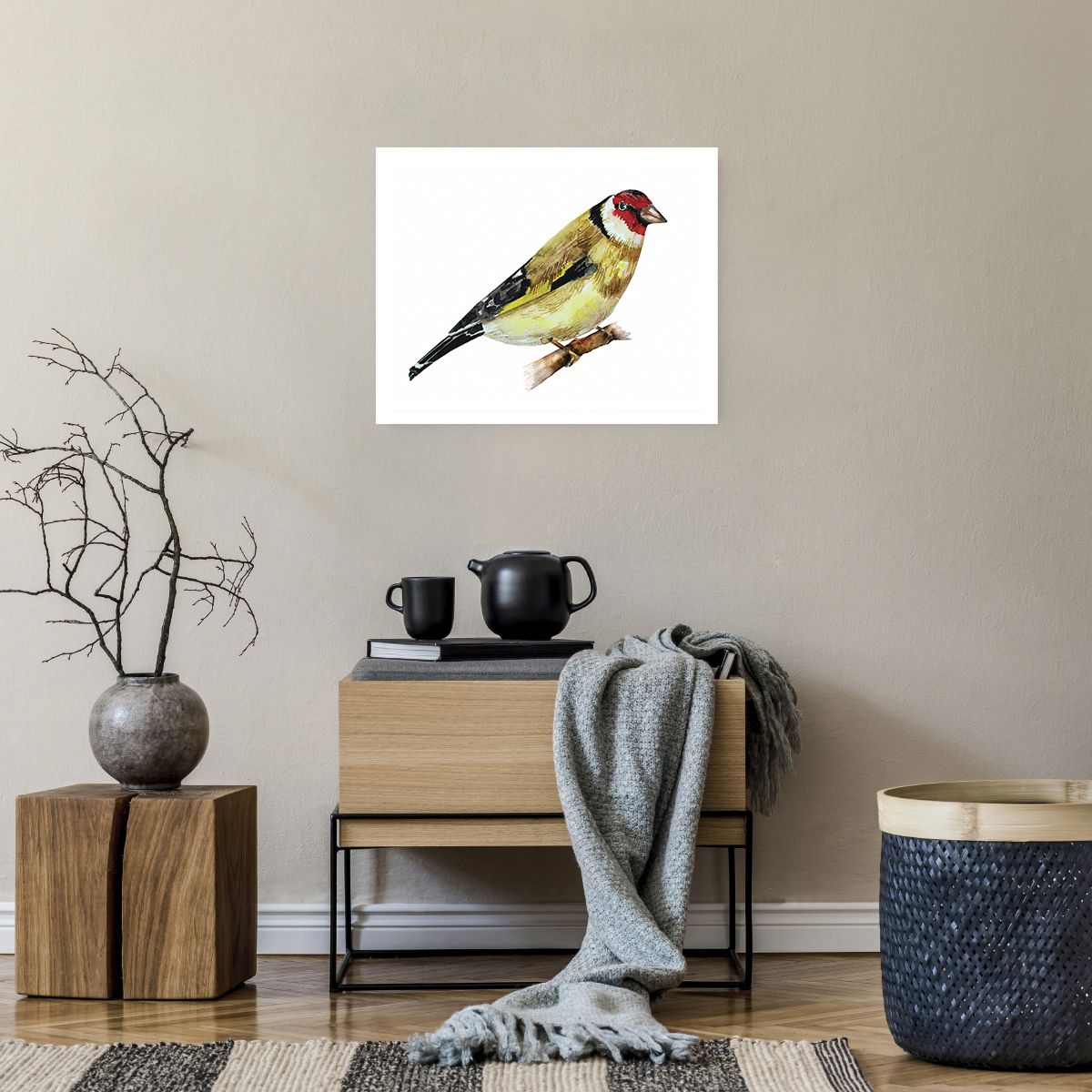 Poster senza cornice 50x40 cm - Ritratto di uccello - Arttor - Decorazioni  da parete moderne e originali, per il salotto e la camera da letto