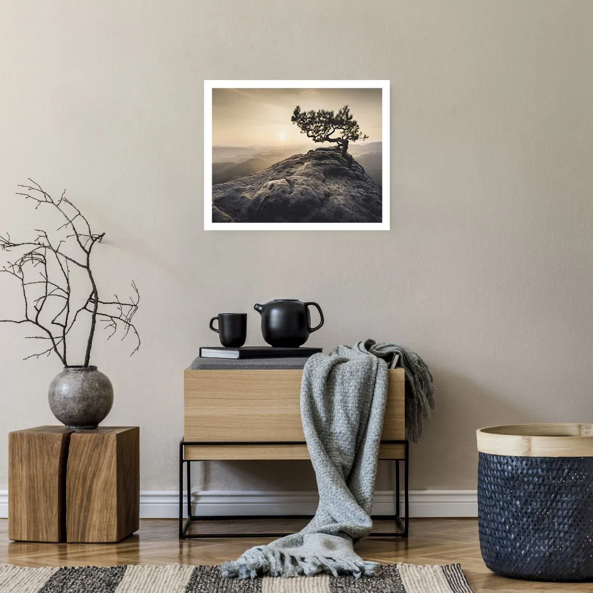 Poster - Life Always Wins - 50x40 cm