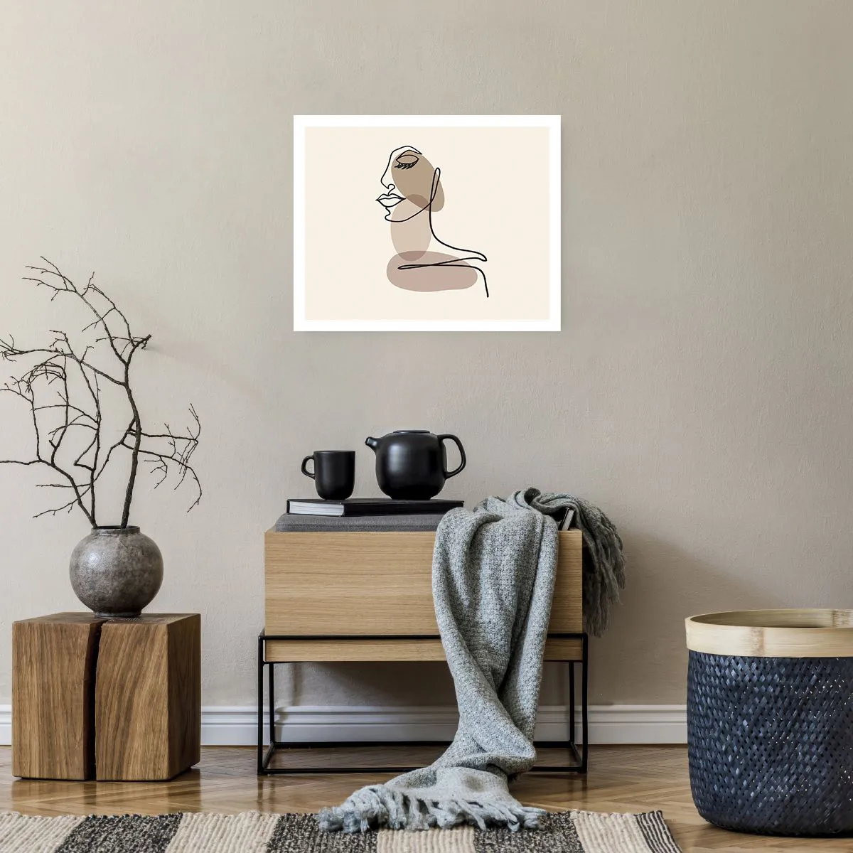 Plakát - Při poslechu samé sebe - 50x40 cm