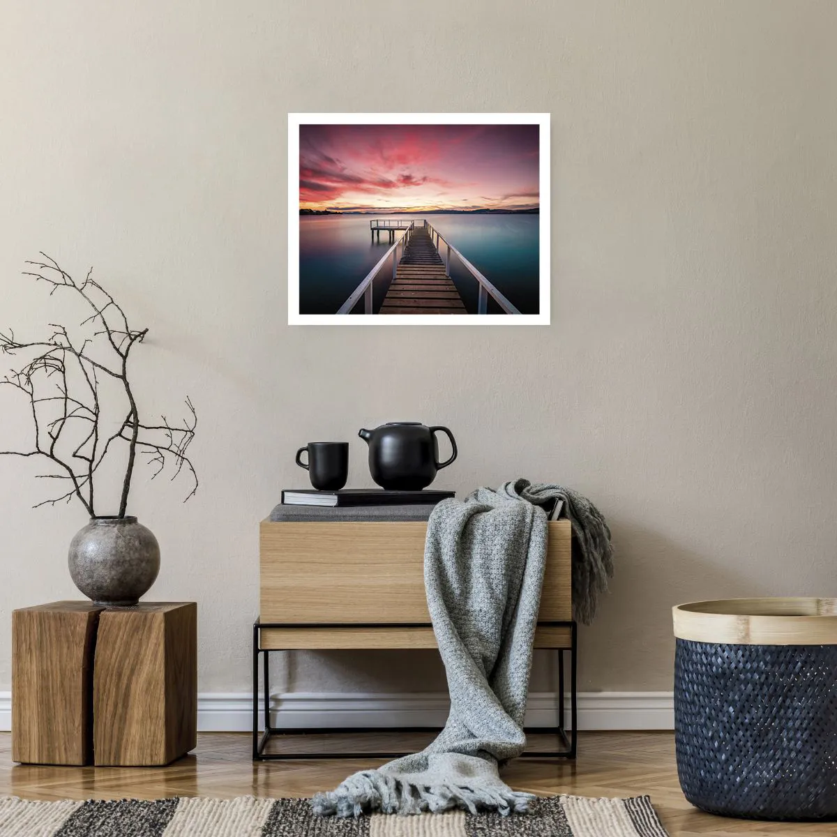 Poszter - Az este szelíd lángja - 50x40 cm