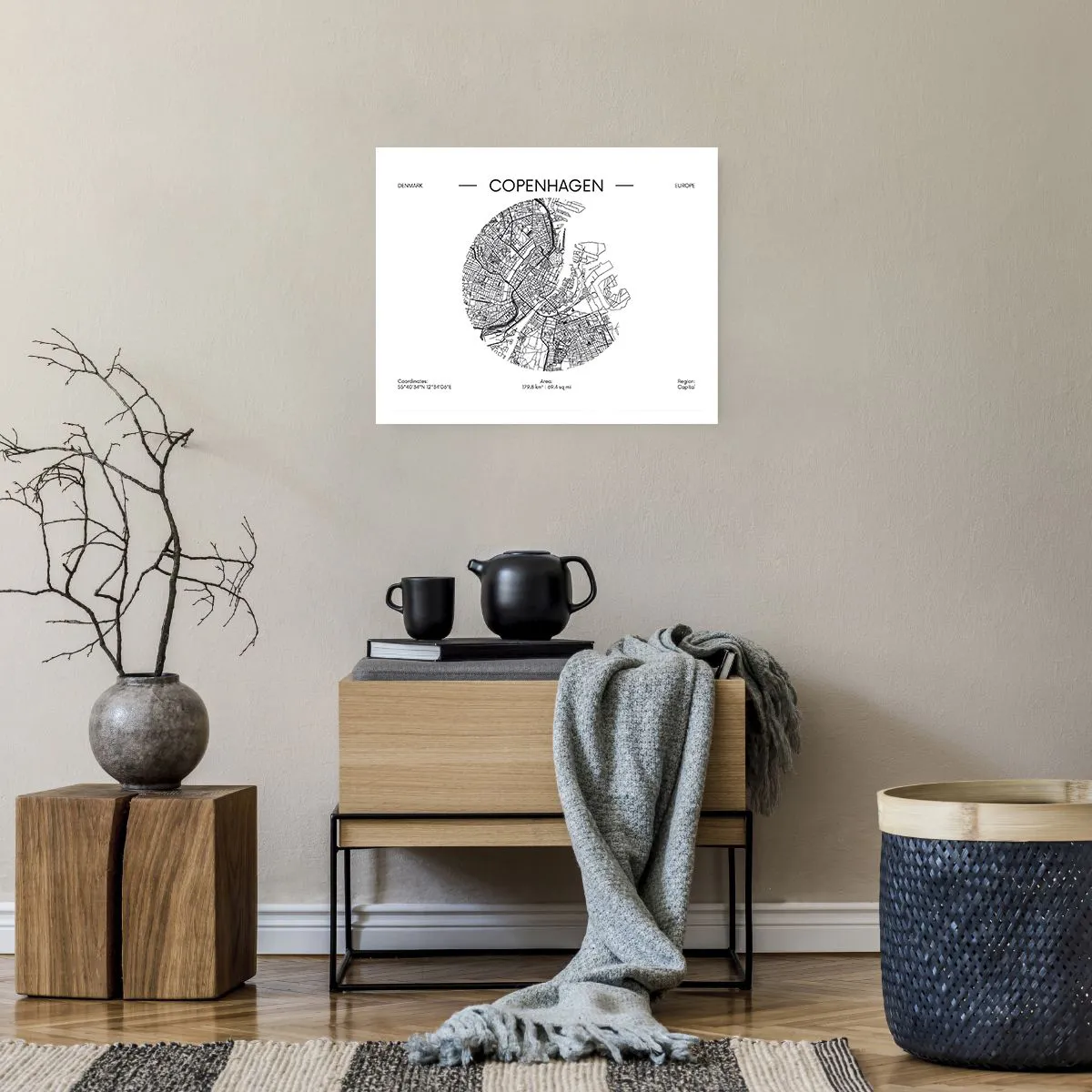 Póster - Anatomía de Copenhague - 50x40 cm