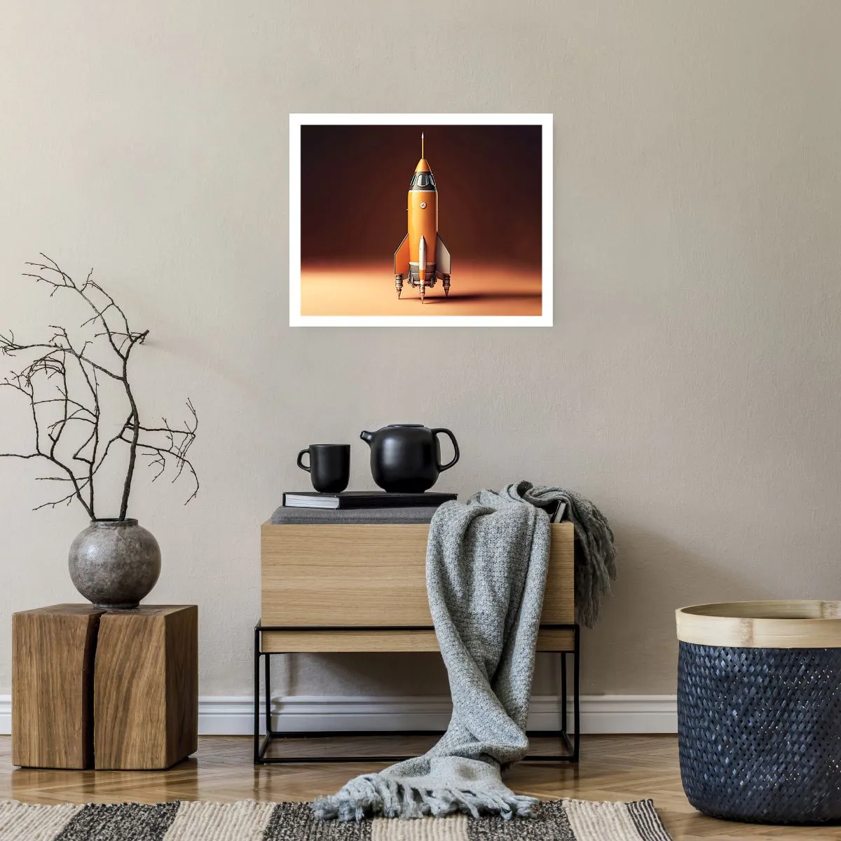 Pôster - Tudo começa com um sonho - 50x40 cm