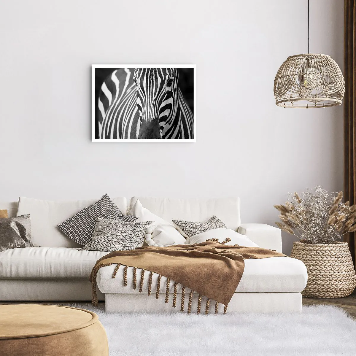 Plakat - Verden er sort og hvid - 70x50 cm