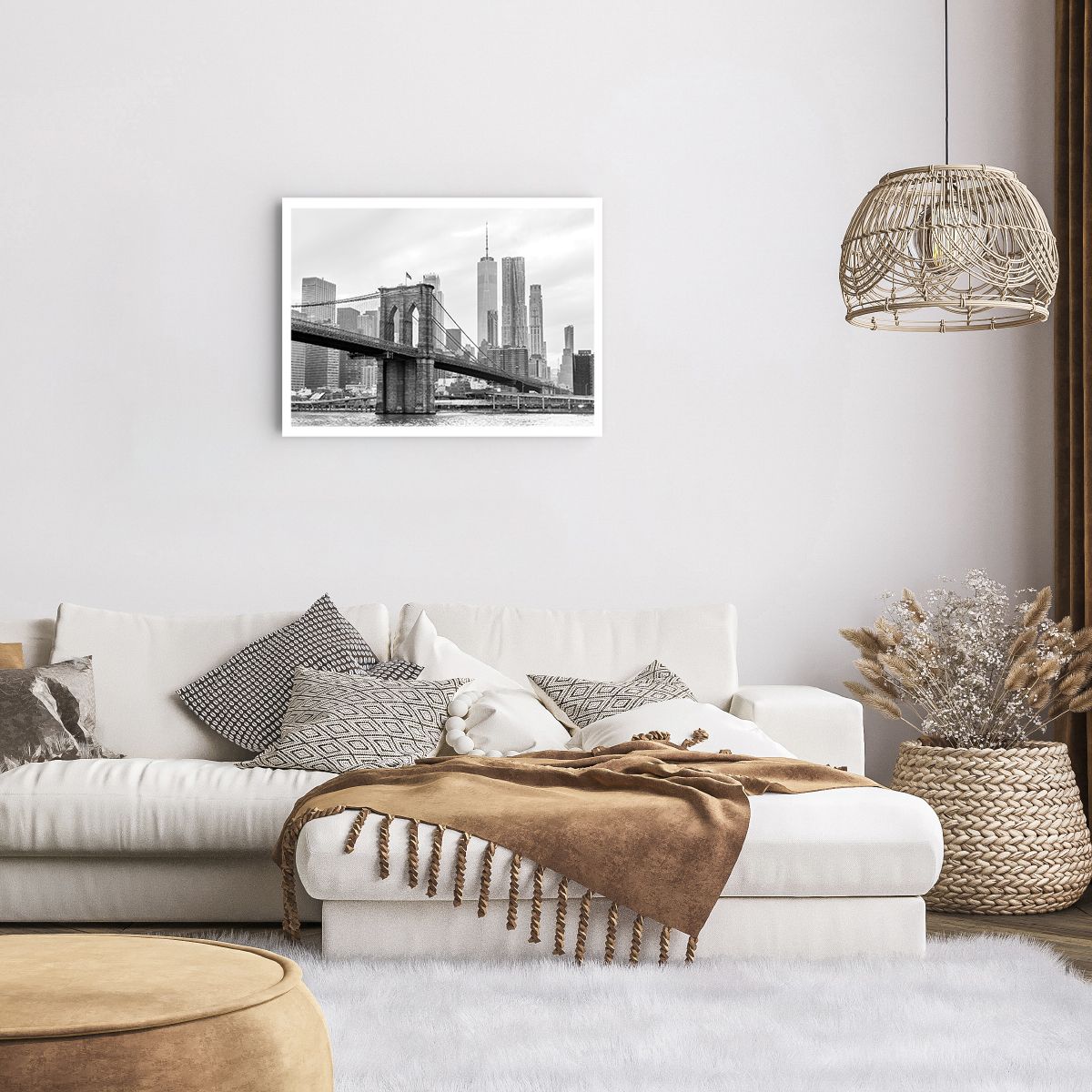 Unframed Poster New York, Unframed Poster Brooklyn Bridge, Unframed Poster Manhattan, Unframed Poster Architecture, Unframed Poster  City