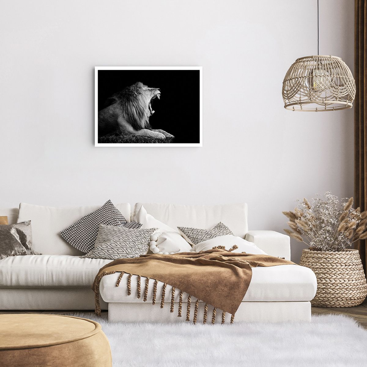 Unframed Poster Lion, Unframed Poster Animals, Unframed Poster Black And White, Unframed Poster Predator, Unframed Poster Safari